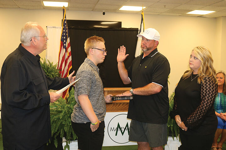 Matewan swearing-in ceremony